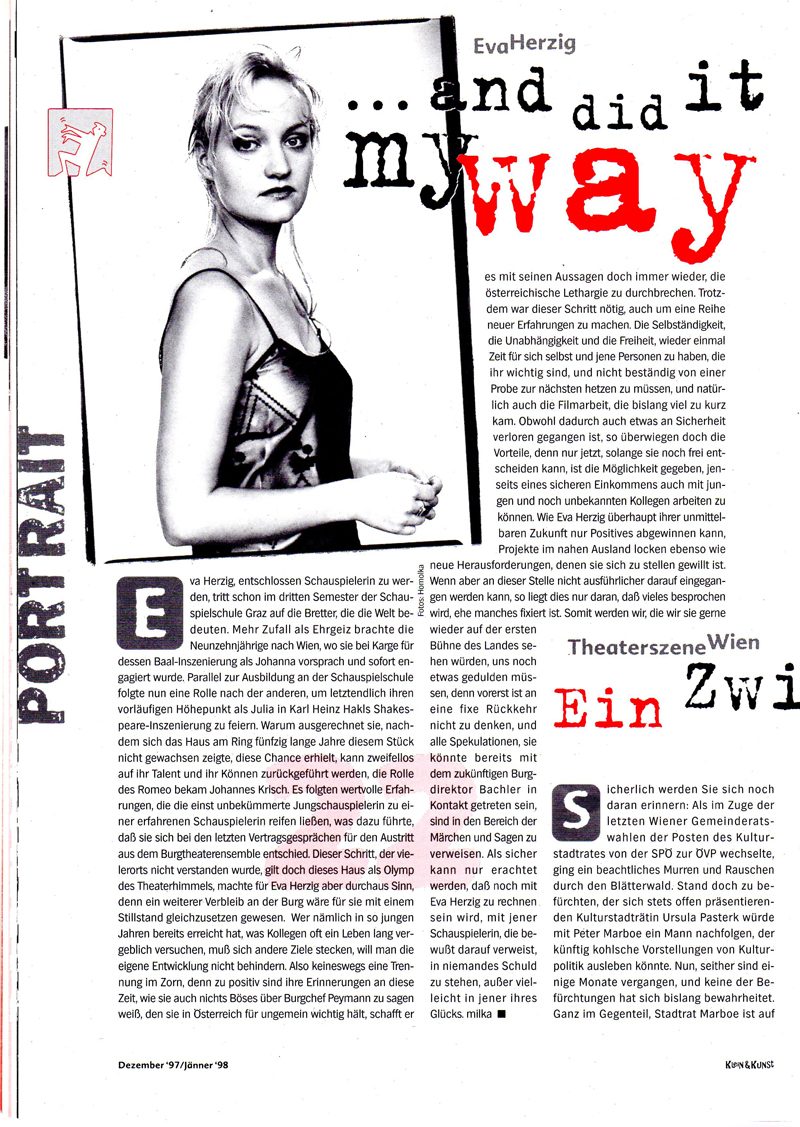 Eva Herzig Logo Black